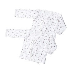 BABY&I 嬰兒印花肚衣 2入