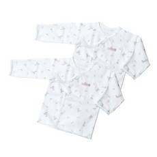 BABY&I 孩童款兔子薄式衣服 粉色 2入