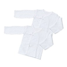 BABY&I 嬰兒心形印花肚衣 2件組