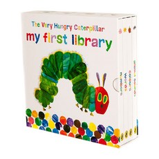 The Very Hungry Caterpillar My First Library Board book 영국판 4권세트, Puffin Books