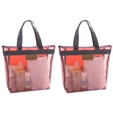 Interpop網狀口袋沐浴包 橘色, 2件, 橙色