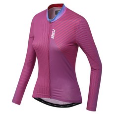 NSR 여성용 릿지 롱 슬리브 저지