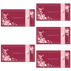 Hallmark 豪華貨幣信封 KMH2020, 混色, 5件