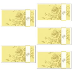 Hallmark 高級現金信封 KMH2018, 混合顏色, 5入