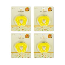 甜椒造型安全門擋, 黃色, 4入