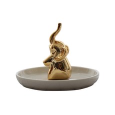 哈哈NET 大象金色居家托盤, 沉穩