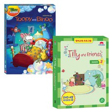 투피와 비누 1집 + 틸리와 친구들 2집 어린이영어 DVD, 18CD