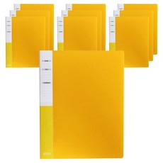 MEDIA 40頁透明文件夾, 黃色, 10入