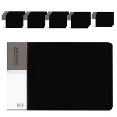 紅車頂拉桿文件 A5, 黑色, 15入