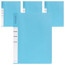 레드루프 OA 클리어화일 A3 20매, 스카이블루, 4개입