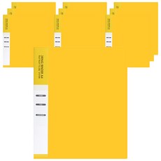 레드루프 O링 바인더 A4 3공 315 x 250 x 35 mm, 옐로우, 10개입