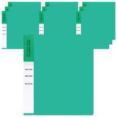 레드루프 O링 바인더 A4 3공 315 x 250 x 23 mm, 그린, 10개