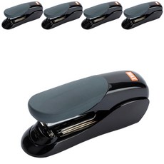 Peace MAX 辦公釘書機 HD-50F, 黑色、灰色、藍色, 5入