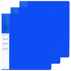 Red Roof OA Clear Binder File A4 60 張, 藍色, 3片