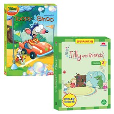 투피와 비누 2집 + 틸리와 친구들 2집 어린이영어 DVD, 18CD