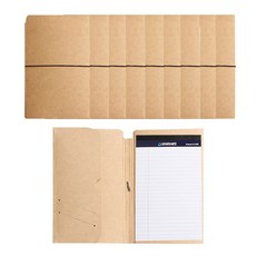 標準辦公室牛皮紙便條本 A5 10入+法律便條紙 A5 50張 隨機出貨, 混色, 1套