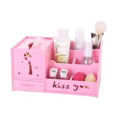 Laden Kissing You 抽屜式化妝品整理盒, 1個, 粉紅色