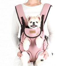 에이미러브즈펫 강아지앞가방 나라니프론트, 패딩핑크, 1개