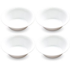 The Table Ware麥片碗, 白色的, 4件