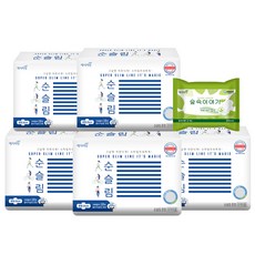 Yejimiin 玥之美人 超薄潔翼型衛生棉 M號 18入 5包+Forest Story衛生棉 M號 2入, 1套, 日用型