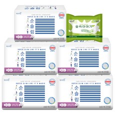 Yejimiin 玥之美人 超薄潔翼型衛生棉 L號 16入 5包+Forest Story衛生棉 M號 2入, 1套