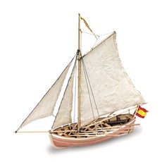 레프리카 1:25 Wooden Model Ship Kit San Juan Nepomuceno's Boat 나무제작모형 프라모델 범선 ATS180107, 1개