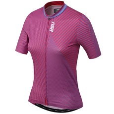 NSR 릿지 반팔 져지 여성/자전거 옷 상의 의류 저지, RASPBERRY, 1개