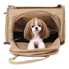 에이미러브즈펫 창 캐리어, 타프베이지, 1개