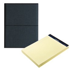 標準辦公室組合墊板A4+法律便條紙A4 50張 隨機出貨 5入, 黑色的, 1套