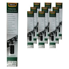 Fellowes 斐樂 A4塑膠圈裝訂環 25入, 6mm, 黑色的