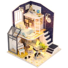 아트조이 DIY 미니어처 하우스 Shining Star, 혼합 색상, 1개