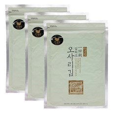 Manjun 一回潮無調味海苔, 25g, 3包