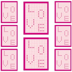 홀마크 러브 축하카드, KED1505, 8개입