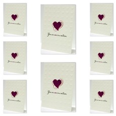 홀마크 러브 축하카드, KED1507, 8개입