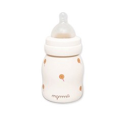 陶瓷奶瓶 220ml, 0~3歲, Candy White