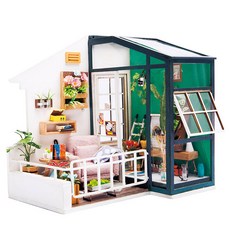 아트조이 DIY 미니어처 하우스 Balcony Daydreaming, 혼합 색상, 1개