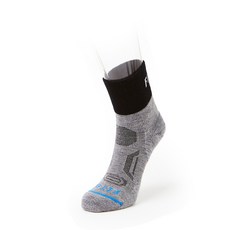 핏츠 라이트 퍼포먼스 트레일 쿼터 양말, Light Grey, 1개