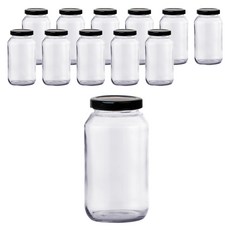 Mirkorea B果醬瓶 High1000 SG1000 850ml x 12p + 收縮膜 12p + PSP密封墊片 12p, 1套