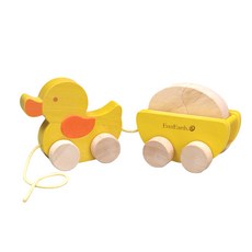 EverEarth 母鴨帶小鴨拉繩玩具, 混色