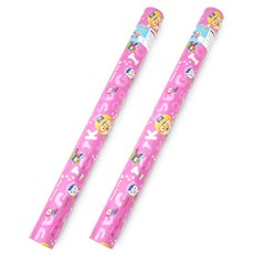 투영디자인 뽀로로포장지 대 53 x 1800 cm, 핑크, 2개입