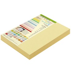 paperculture 厚磅雙面卡紙 彩虹卡 N005 黃色, 100個