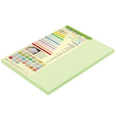 paperculture 加厚雙面卡紙 彩虹卡 No.13 翡翠綠, A3, 40張