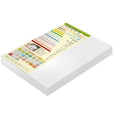 雙面粉彩紙 白色, A4, 100張