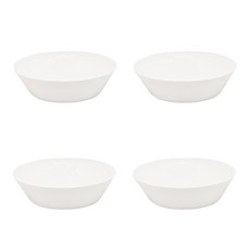Paulus 簡約中型小菜碗, 白色, 4個