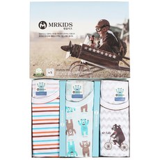 엠알키즈 키즈스 남아용 베어 런닝 3p