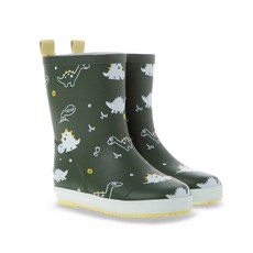 Stoe 孩童恐龍圖案中筒雨靴