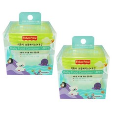 fisher-price 費雪 食品收納盒 4入, 混色, 2盒