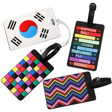 TRAVELKIN 旅行行李箱包包吊牌 4件組