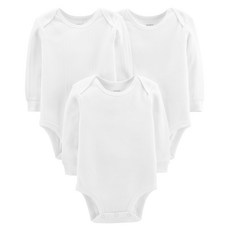 카터스 뉴트럴 오리지널 긴팔 바디수트 3p