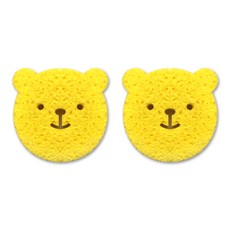 Manito 沐浴海綿, 黃色, 2入